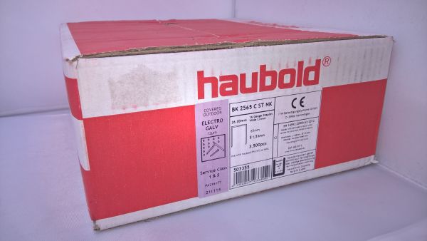 Haubold Klammern BK 2565 CNK/H - 3500 Stück