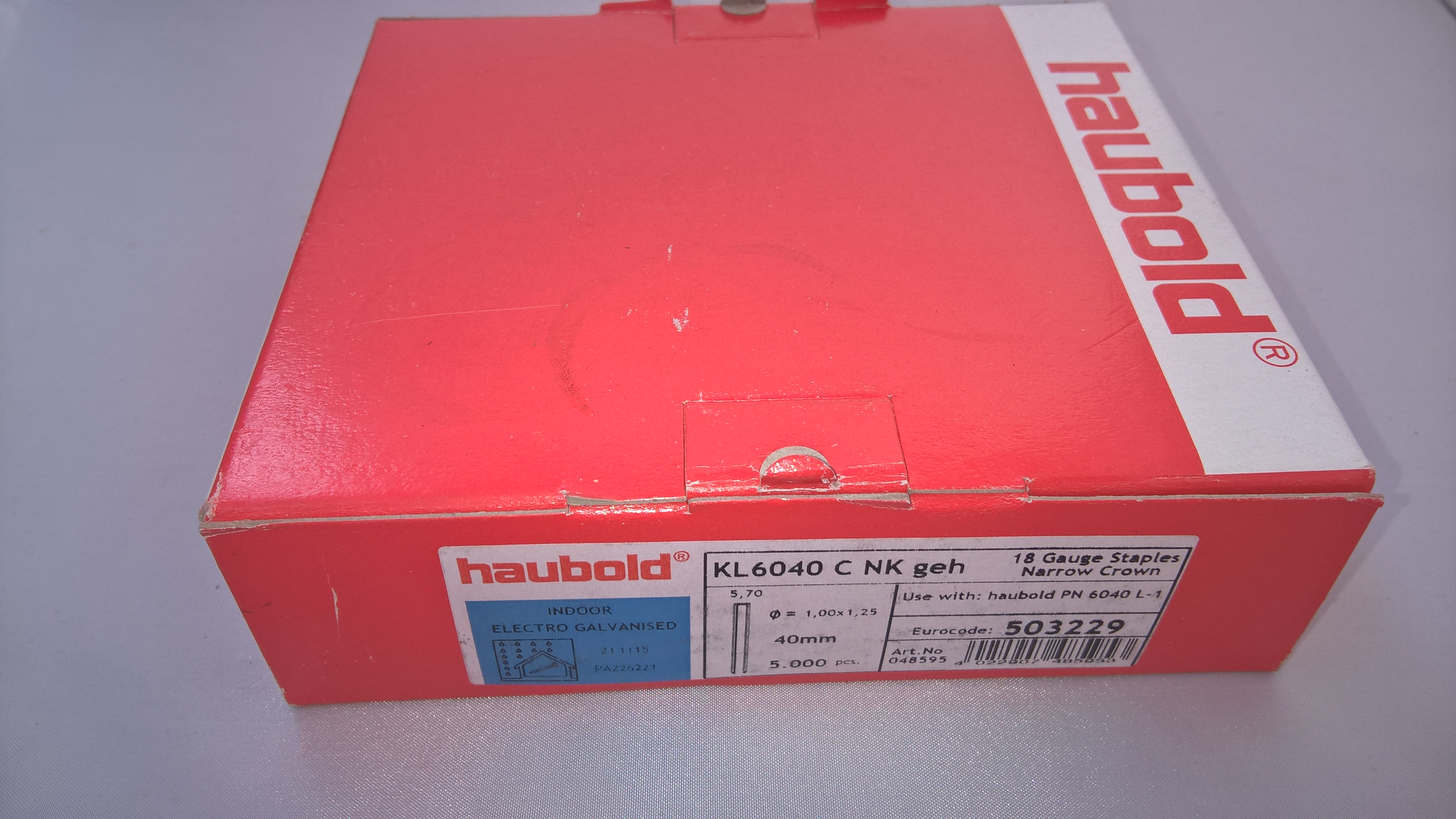 Haubold Klammern KG 750 CNK/H - 5400 Stück   Online-Shop für  Befestigungsmittel und Zubehör