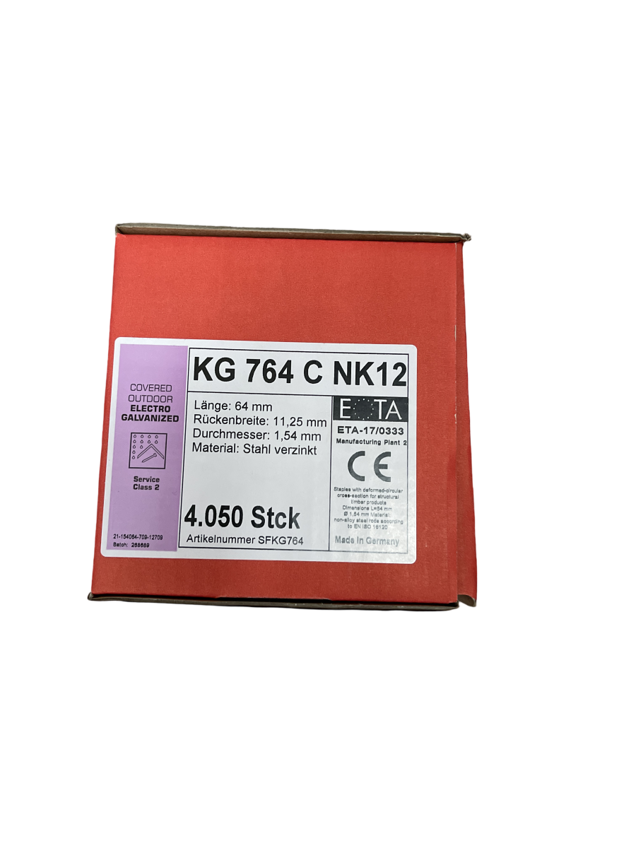 Swissfast, ETA Klammern, KG764CNK/H, KG764, KG-764, Vidiwall 18 mm