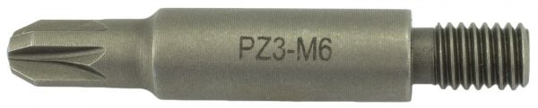 Bit Magazinschrauber Holzher M6 Pozi Drive PZ-3