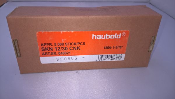 Paslode FN 18/30CNK, Haubold 12x30mm - 5000 Stück