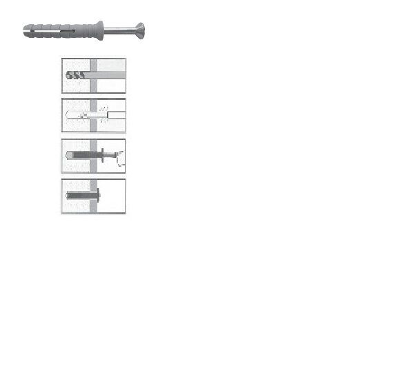 Nageldübel 6.0x80mm 100 Stk.