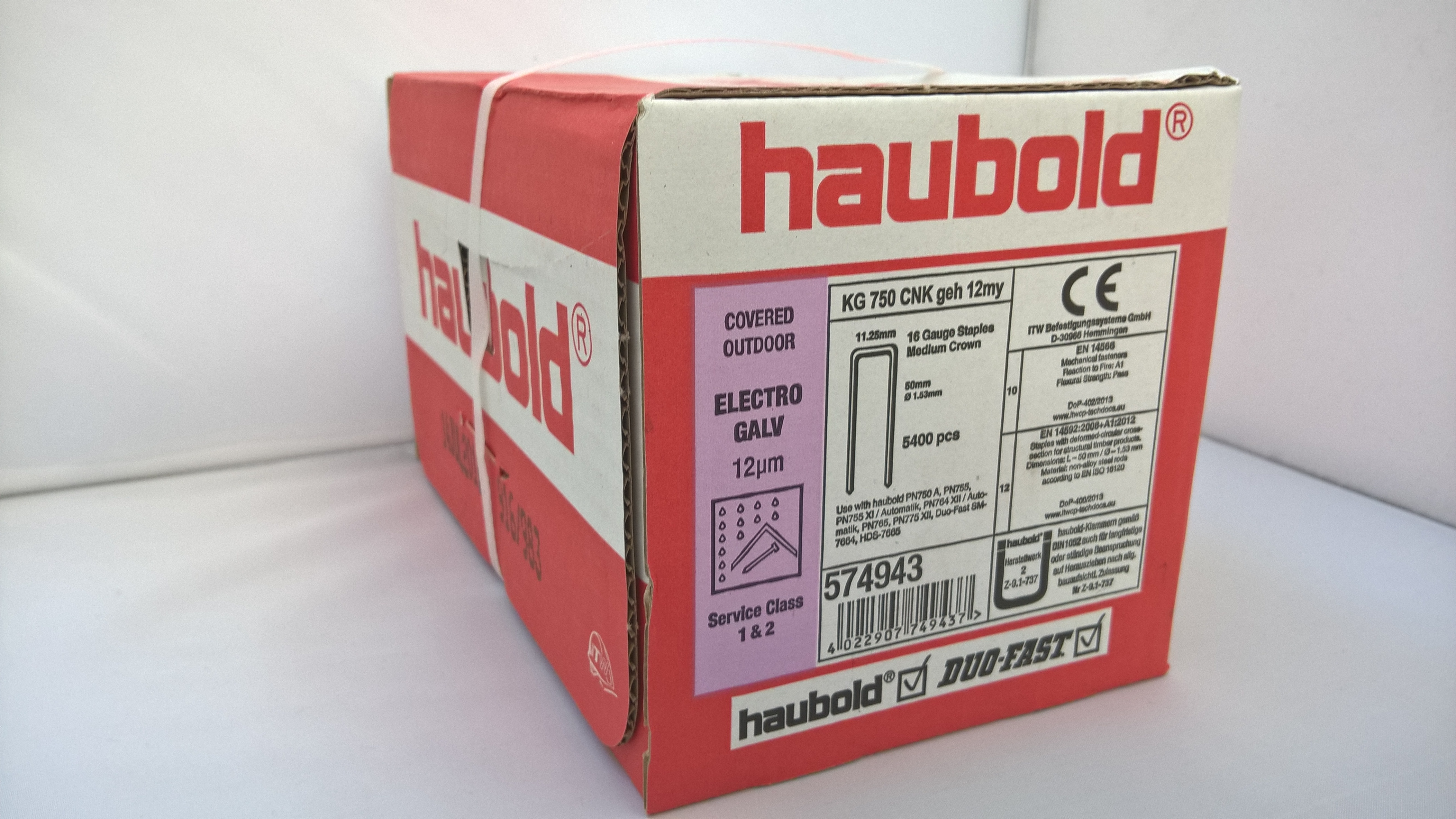 Haubold Klammern KG 750 CNK/H - 5400 Stück   Online-Shop für  Befestigungsmittel und Zubehör