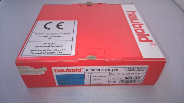 Haubold Klammern KL 5030 CNK/H - 5000 Stück