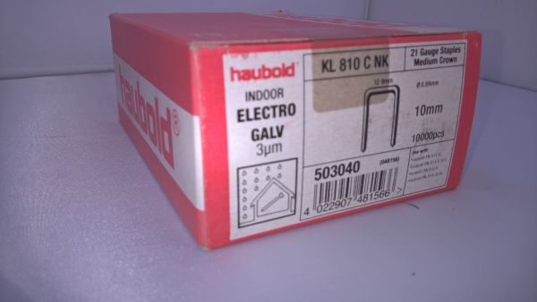 Haubold Klammern KL 810 CNK - 10000 Stück